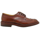 トリッカーズ カントリーシューズ バートン ダイナイトソール　マロンアンティーク 　Tricker's M5633 BOURTON （MARRON ANTIQUE) UK規格 MADE IN ENGLAND 2