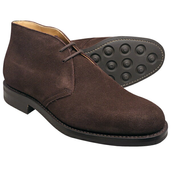 Church's チャーチ RYDER3 ライダー3 チャッカブーツ ラバーソール BROWN CASTORO SUEDE UK直輸入・正規品