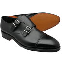 JOHN LOBB ジョンロブ WILLIAM 2 ウィリアム2 レザーソール ダブルモンク BLACK CALF ライニング：ブラック （LAST 9795）【Fitting E】 ≪UK直輸入・正規品≫