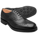 Church's チャーチ BURWOOD R バーウッド ウイングチップ ダイナイトソール BLACK CALF （LAST 81）  ≪UK直輸入・正規品