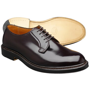 Alden オールデン 990 PLAIN TOE BLUCHER BURGUNDY コードバン プレーントゥ BURGUNDY レザーソール≪MADE IN U.S.A. 正規品≫