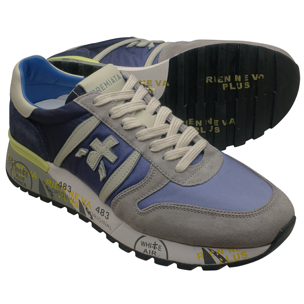 PREMIATA プレミアータ LANDER ランダ 4587 GRAY グレー メンズ スニーカー