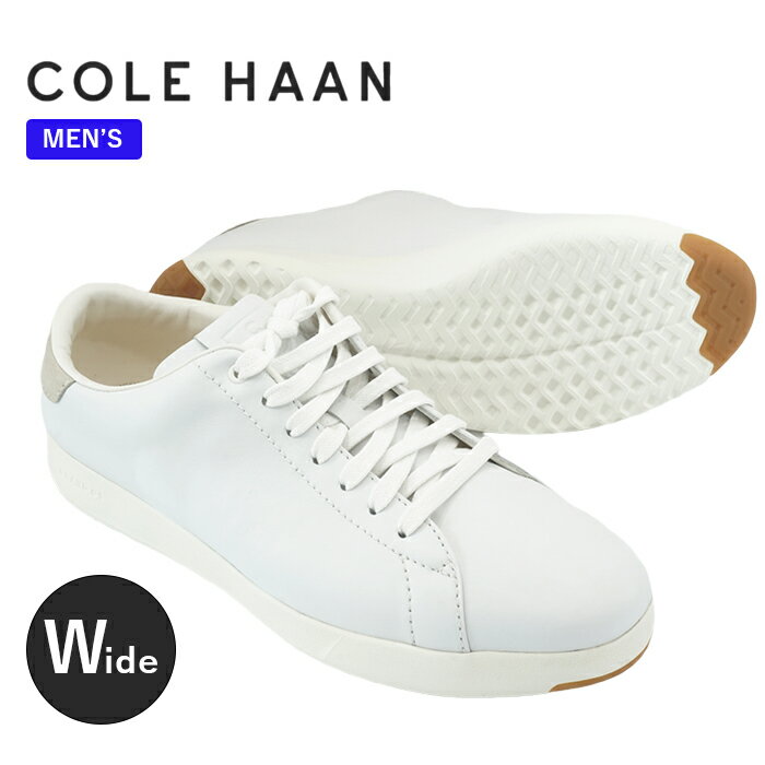 コール ハーン スニーカー メンズ 【幅広 W(ワイド)】Cole Haan コールハーン GRANDPRO TENNIS グランドプロ テニス C22584 WHITE ホワイト メンズ スニーカー