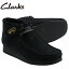 Clarks クラークス WALLABEE BOOT2 ワラビーブーツ 26161529 BLACK SUEDE ブラックスエード レディース モカシン ブーツ