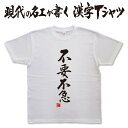 ◆ 不要不急 (縦書)◆ 日本一に輝いた現代の名工が書く漢字Tシャツ 不要不急tシャツ 文字tシャツ おもしろTシャツ かっこいい 文字tシャツ かっこいい 漢字 tシャツ 和柄漢字 ★ 男女兼用 メール便送料無料 名入れ 誕生日プレゼント