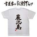 【巌流島】書道家が書く漢字Tシャツ T-timeオリジナル おもしろTシャツ プリントTシャツ カスタムオーダーメイド可能な筆文字Tシャツ pt1 ..