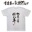 桃栗三年柿八年 (縦書) 書道家が書く漢字Tシャツ おもしろTシャツ 本物の筆文字を使用したオリジナルプリントTシャツ書道家が書いた文字を和柄漢字Tシャツにしました メンズ レディース 子供服 大きいサイズ 4L 5L もあります ドライTシャツ も選べます メール便送料無料