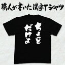 ◆ちょっとだけよ(縦書)◆日本一に輝いた現代の名工が書く漢字Tシャツ T-timeオリジナル おもしろTシャツ プリントTシャツ カスタムオーダーメイド可能な筆文字Tシャツ ☆今ならオリジナルTシャツ2枚以上で【送料無料】☆ 名入れ 誕生日プレゼント 【楽ギフ_名入れ】 pt1 ..