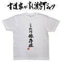 【こたつ依存症】書道家が書く漢字Tシャツ おもしろTシャツ 本物の筆文字を使用したオリジナルプリントTシャツ 和柄漢字Tシャツ pt1 ..