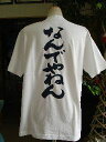 なんでやねん (縦書） 書道家が書く漢字Tシャツ おもしろTシャツ 本物の筆文字を使用したオリジナルプリントTシャツ書道家が書いた文字を和柄漢字Tシャツにしましたpt1 ..