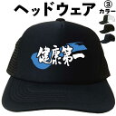 健康第一 (ヘッドウェア) 父の日 敬老の日 メッシュキャップ キャップ 帽子 漢字キャップ 漢字帽子 文字キャップ 文字帽子 メンズ レディース おもしろキャ...