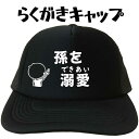 プリントキャップ 孫を溺愛 らくがきキャップ 文字キャップ おもしろキャップ父の日 母の日 敬老の日 名入れプリントキャップ おもしろ帽子 メンズ レディース ...