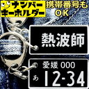 ナンバープレート キーホルダー 両面 【熱波師】 スマートキー ナンバープレート風キーホルダー 面白いキーホルダー ナンバーキーホルダー 車のカギ キーホルダー...