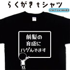 前髪の育成にハゲんでます らくがき Tシャツ 抜け毛Tシャツ ハゲTシャツ 自虐ネタ おもしろTシャツ メンズ 面白いTシャツ ネタTシャツ オリジナルTシャツ 大きいTシャツ 4L 5L グリマーTシャツ ドライTシャツ プリントスターTシャツ 名前入れプレゼント 黒tシャツ