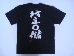 【坊主○儲】書道家が書く漢字Tシャツ おもしろTシャツ 本物の筆文字を使用したオリジナルプリントTシャツ書道家が書いた文字を和柄漢字Tシャツにしましたpt1 ..