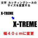 オリジナル シート加工(シート文字・切り文字・カッティングシール)40cmの大きさに変更!! ..