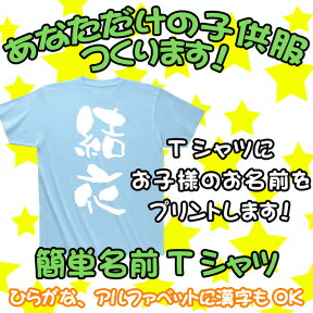 名前入り子供Tシャツ 簡単オーダー 手軽に作れるオリジナル子供服 あなただけのオンリーワン 名前入れTシャツ 名前入りオリジナルベビー服 名入れ プレゼント pt1 ..