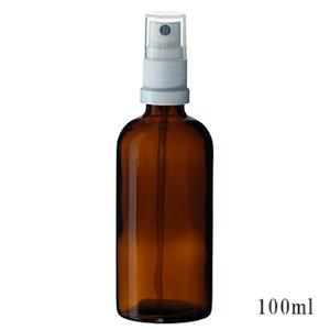 スプレー付き遮光瓶(茶色)100ml (アルコール、エタノール対応)68本セット 50%割引バルク販売