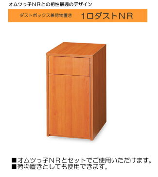 【代引不可・地域限定送料無料】オムツっ子NRとの相性最適デザイン。ダストボックス兼荷物置き。アビーロード　【1口ダストNR　C-202】