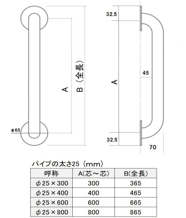 ���ƥ�쥹������ ľ��25��300mm SUT-2530��1������ ���������ѥ��С��ա����ƥ�쥹��4��ͭ���ˤ���䤹��ľ��25mm
