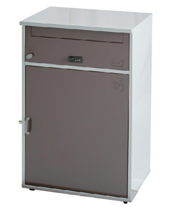 KGY工業　メール便対応ポスト付宅配ボックス　リシム　ワイド　ブラウン　THB-276BR【代引不可・北海道、沖縄県、離島への出荷不可】