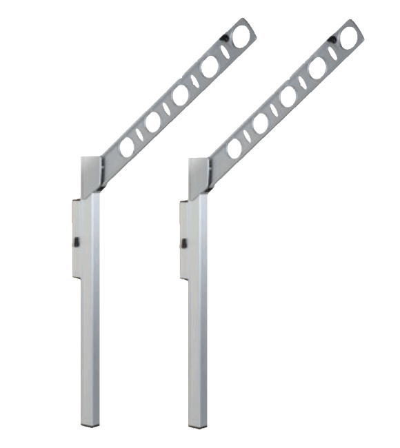 腰壁用可動式物干金物　タカラ産業（DRY・WAVE）ドライ・ウェーブSF55　(1セット2本いり)(S) 上下スライド式