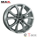 4本セット価格 17インチ 7.5J 5/108 MAK マック ANTIBES アンチバス シルバー (S) シトロエンC4ピカソ DS4 C5エアクロスSUV ベルランゴ プジョー3008 308 407 607 5008 508