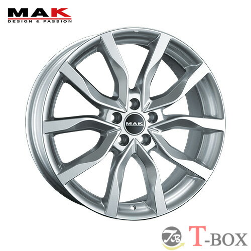 4本セット価格 18インチ 7.5J 5/108 MAK マック HIGHLANDS ハイランズ シルバー (S) ジャガーFペース E..