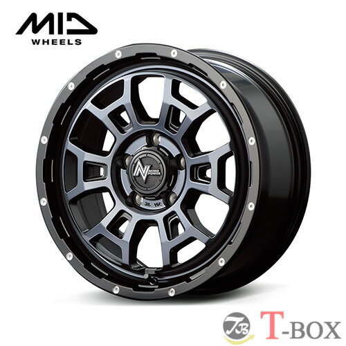 単品1本価格 16インチ 7.0J 5/114.3 MARUKA マルカ NITRO POWER H6 SLUG ナイトロパワー H6 スラッグ ブラッククリア/ピアスドリルド (BPBC)