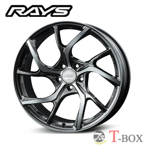 単品1本価格 19インチ 8.5J 5/114.3 RAYS レイズ VMF C-01 VMF C-01 ダイヤモンドカット/シャイニングブラックメタル (HX)
