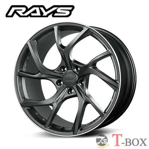 樂天商城 - 単品1本価格 19インチ 8.5J 5/108 RAYS レイズ VMF C-01 VMF C-01 マットガンブラック/リムエッジDC (MK)