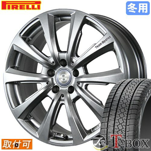 【タイヤ交換対象】 ミニ R56/R57 に適合 ■ 175/65R15 スタッドレスタイヤ ピレリ アイスゼロ アシンメトリコ PIRELLI ICE ZERO ASIMMETRICO ■ 15インチ ホイール トピー チームスパルコ ヴァローザ ver.02 (MG)