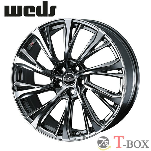 単品1本価格 15インチ 4.5J 4/100 WEDS ウェッズ LEONIS JG レオニス JG ブラックメタルコート/ミラーカット (BMCMC)