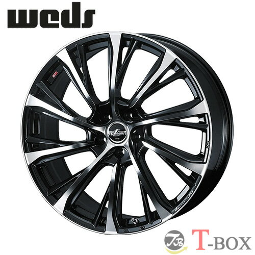 単品1本価格 21インチ 8.5J 5/114.3 WEDS ウェッズ LEONIS JG レオニス JG パールブラック/ミラーカット (PBMC)
