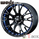 【4本特価】WEDS SPORT SA-20R 17inch 7.5J PCD:100 穴数:5H カラー:BLC II ウェッズスポーツ エスエーニーマルアール