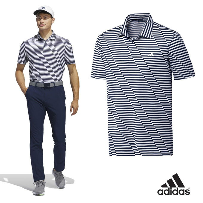 adidas GOLF アディダス ナローボーダー メッシュポロ