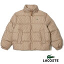 ラコステ ダウン メンズ ラコステ(LACOSTE) DOWN モノグラムプリントダウンジャケット