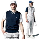 マンシングウェア(Munsingwear) 後ろメッシュニットベスト