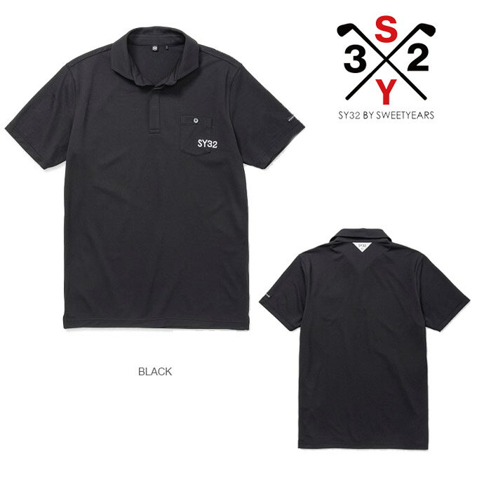 SY32 by SWEET YEARS GOLF 36G DOT SKIPPER SHIRTS ドットスキッパーポロ　吸汗速乾