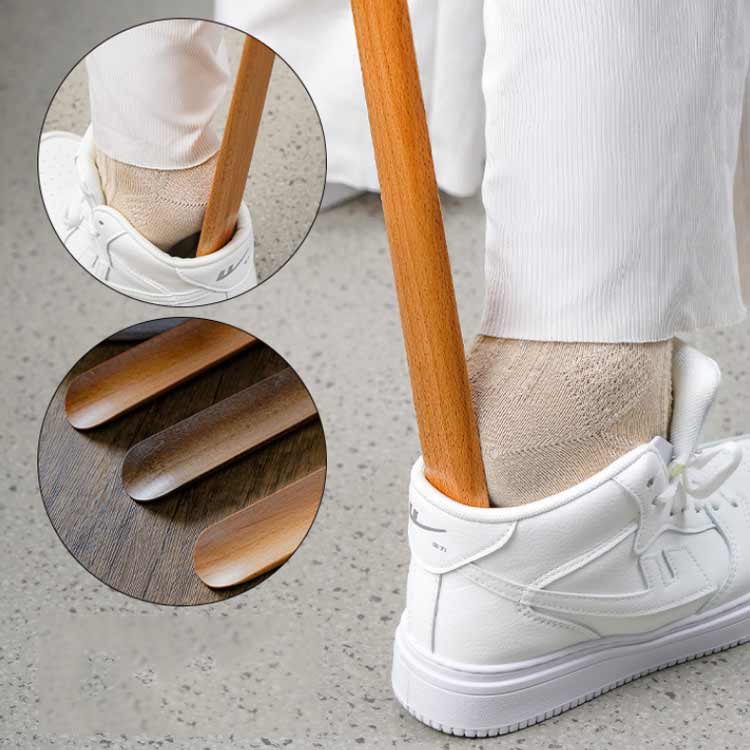 靴べら 木製 ロング丈 靴ベラ ブナ木 磁石吸着 シンプル ナチュラル 玄関 引っ掛け ホテル用 旅館用 普段使い 家庭用 和風 洋風 北欧 敬老の日 父の日 ギフト 送料無料