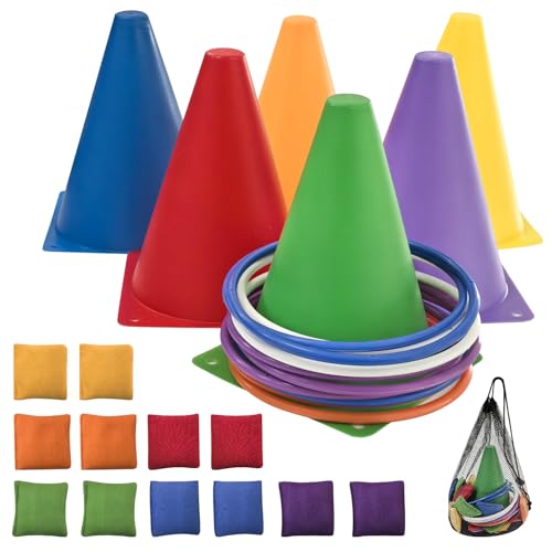 輪投げゲーム 31点セット 子供 輪投げ 屋内 外遊び 輪投げセット おもちゃ 室内 屋外 外遊び 家族一緒 運動遊び 公園遊びグッズ 老若