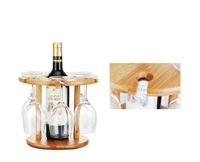 ワイングラスホルダー ワイングラススタンド グラスホルダー ワインボトル収納 卓上収納 吊り下げ 6個..