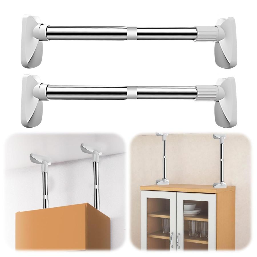 突っ張り棒 支えポール 家具転倒防止伸縮棒 転倒防止用 つっぱり棒 直径32cm 転倒防止 突っ張り棒 ステンレス製家具転倒防止 地震 ツッ