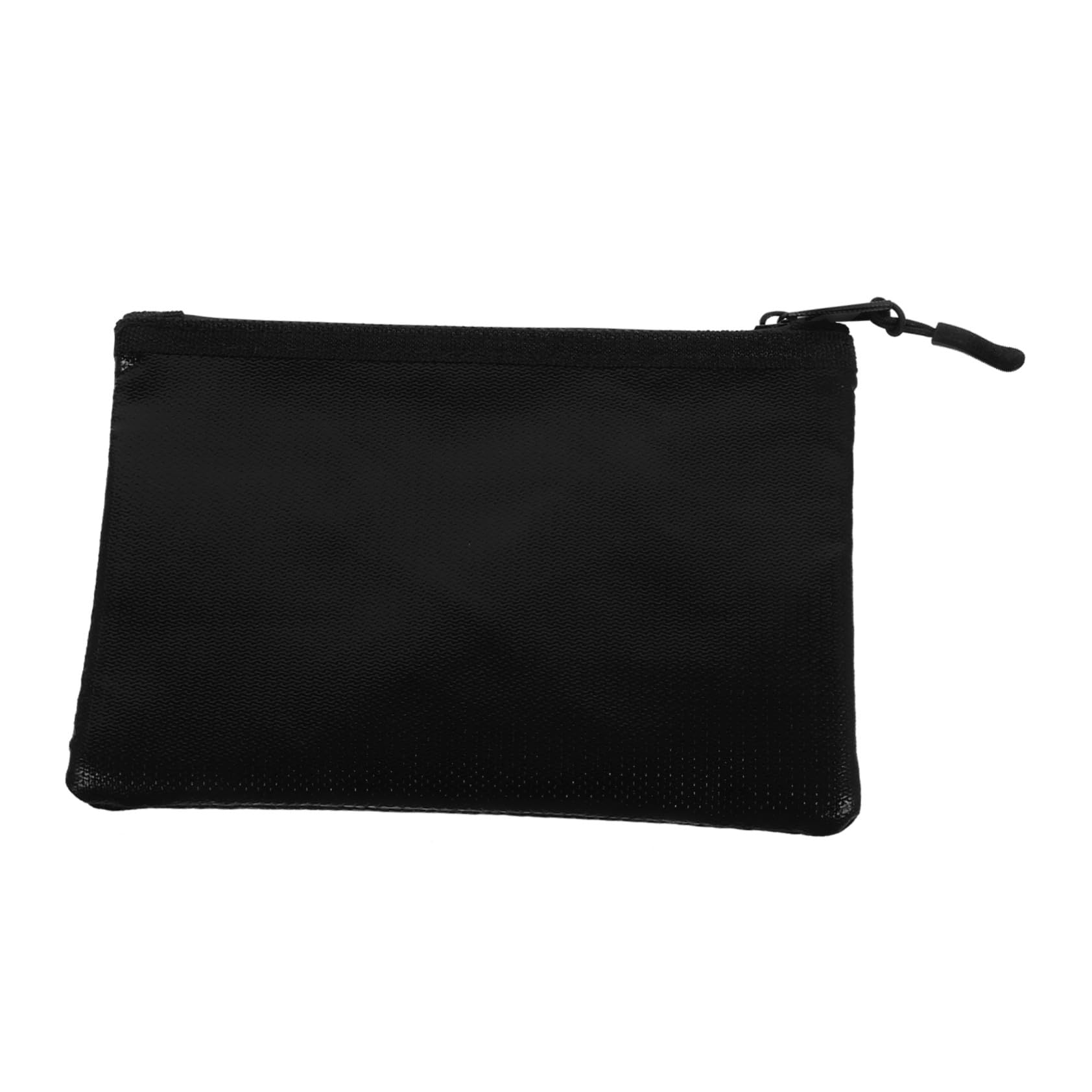 耐火素材液体シリコン 製 防火文袋 小型軽量で持ち運び便利 オフィス書類収納に スムーズジッパー採用 携帯用防災ファイルケース