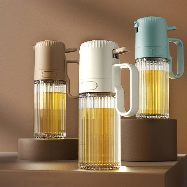 2個セットオイルスプレー霧吹きガラ...