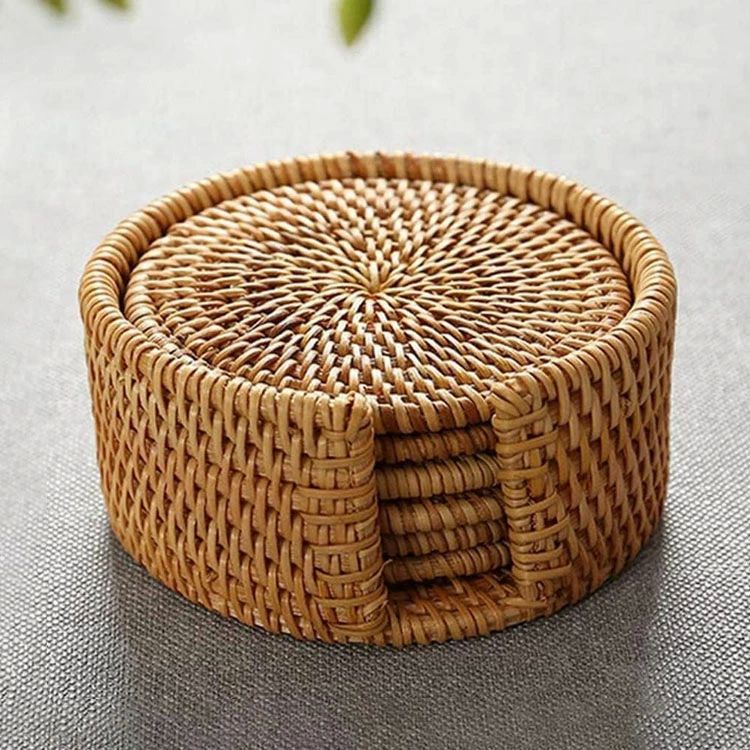 天然素材 簡約風 おしゃれ 人気 ナチュラルコースター ハンドメイド コーヒーのカップスタンド お酒 お..