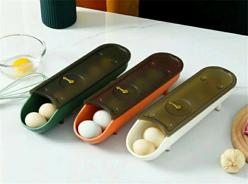 卵ケース 冷蔵庫 7-8個 卵収納ケース 蓋 蓋付き 2個セット 積み重ね可能 卵入れケース 卵収納 卵容器 たまごケース ファミリー用 家庭用 エッグ 卵ボックス 大容量 キッチン収納 冷蔵庫用 清潔 掃除しやすい 省スペース コンパクト 軽量(4)