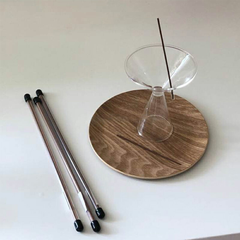 お香立て キャンドルホルダー 線香立て インセンスホルダー ガラス 北欧 おしゃれ かわいい 香皿 アロ..