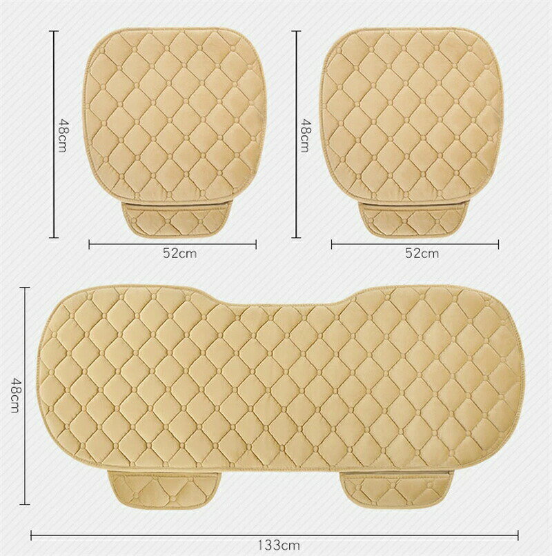 車用 シートカバーセット カーシートカバー 座布団 シートクッション 座席シート 3枚セット カー用品 ..