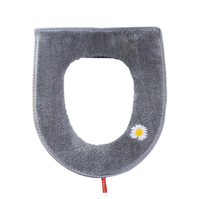 送料無料 便座カバー o型 貼る ファスナー 厚手 トイレ便座カバー 便座 シート カバー トイレ用品 トイ..